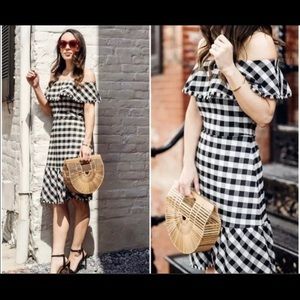 NWT Ann Taylor gingham dress size 14T